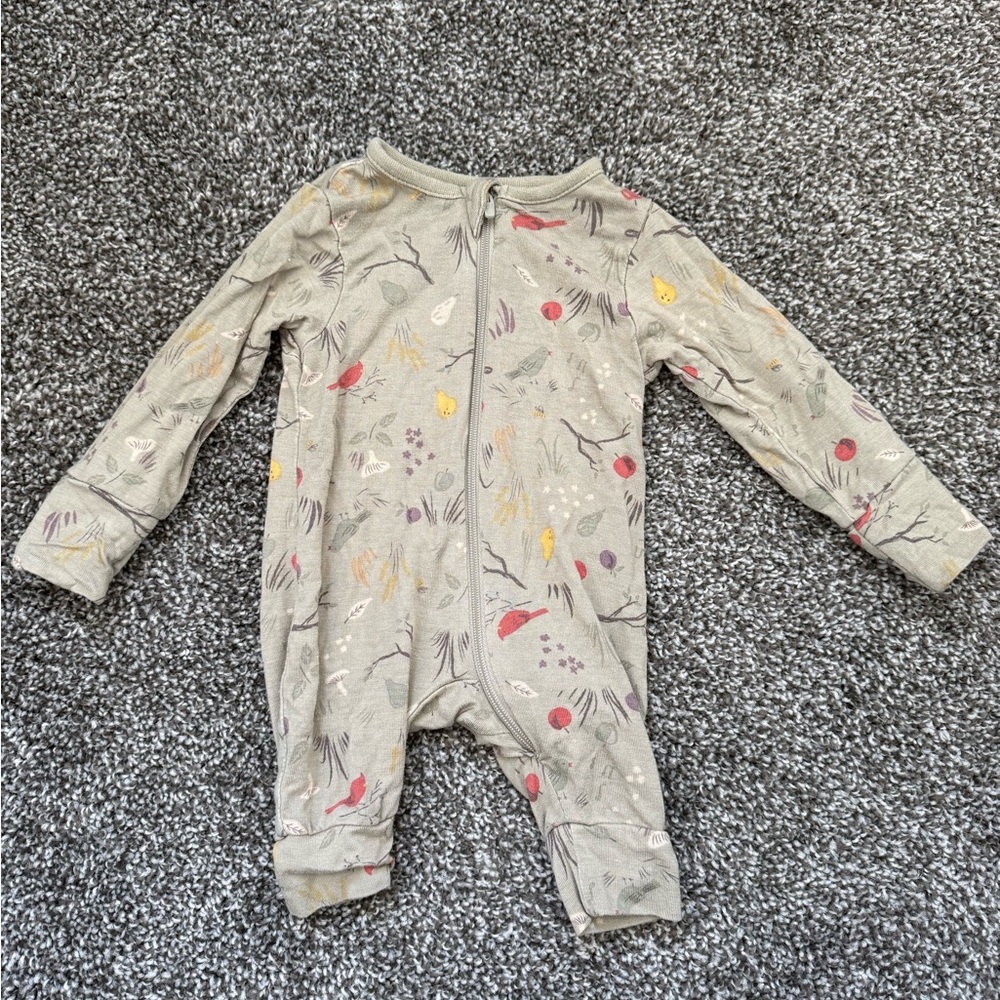 Charming Nature Print baby Bodysuit